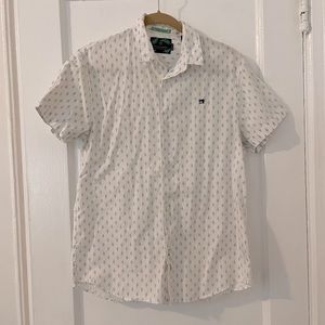Scotch & Soda Men’s Short Sleeve Dress Shirt